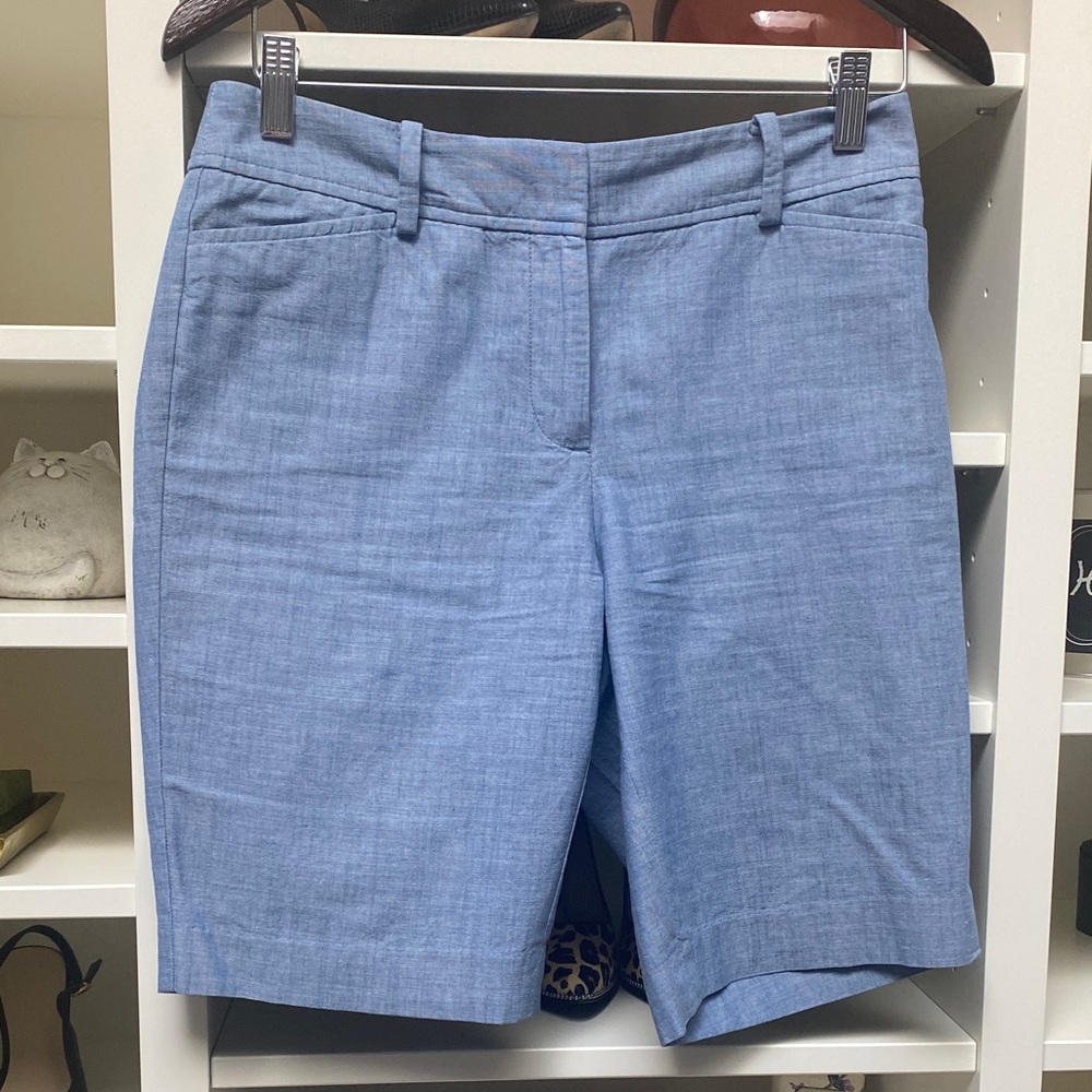 Talbots Light Blue Women's Bermuda Shorts.  2P. EUC. 100% Cotton.